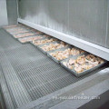 Máquina de congelador rápido IQF de camarón con alta calidad